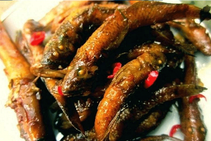 Cá Bống Vùi Tro (fish dishes)